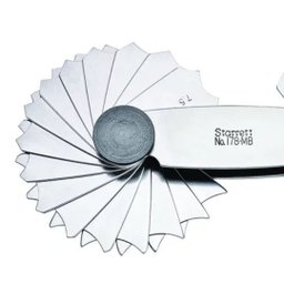 Pente de Rosca Métrica com 28 Lâminas - Capacidade de 0,25-2,50mm - Starrett - 3