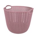 Ver imagem 5 de Cesto Trançado Circular M Rosa Antigo Mor