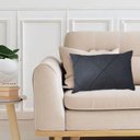 Ver imagem 2 de Kit 2 Capas para Almofada Drapeada em Veludo Retangular 60x40