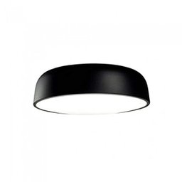 Luminária Plafon Redondo Preto Victoria 161Pt - 1