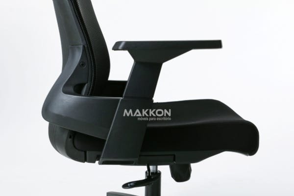 Cadeira de Escritório Preta Mk-7114 - Makkon - 5