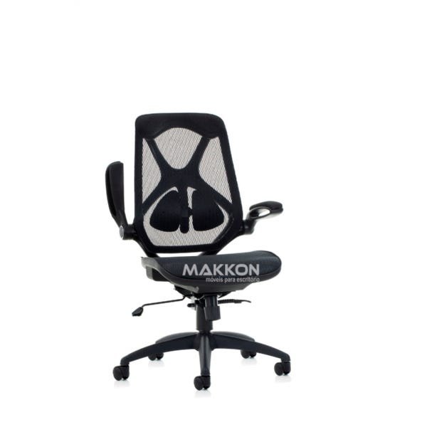 Cadeira de Escritório Preta Mk-13T - Makkon - 3