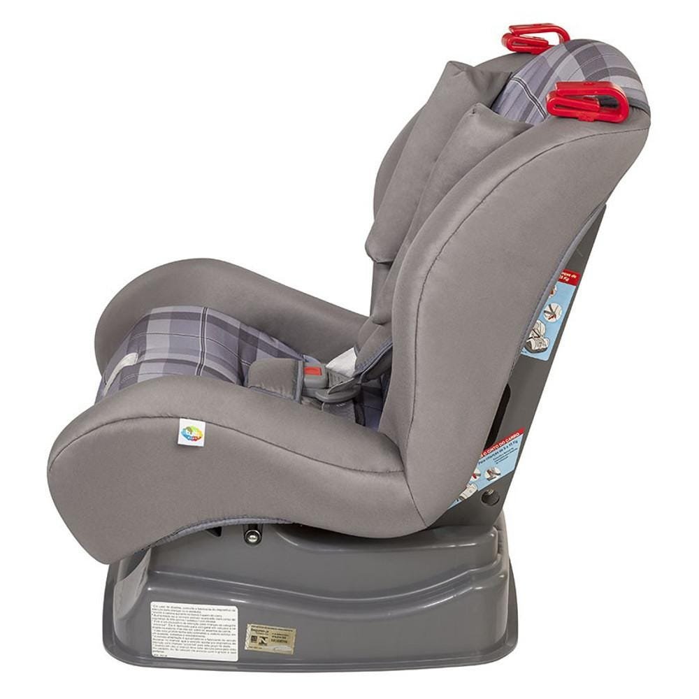 Cadeira Para Auto Tutti Baby Atlantis Para Crianças De 9 Até 25 Kg – Xadrez Cinza - 4