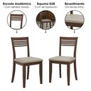 Ver imagem 3 de Kit 2 Cadeiras Madeira Macica Taeda 8981 Cafe Festra