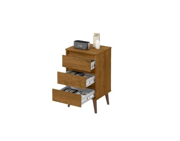Mesa De Cabeceira Retro Wood Freijó– EJ Móveis - 3