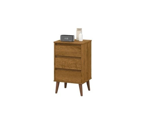 Mesa De Cabeceira Retro Wood Freijó– EJ Móveis - 1