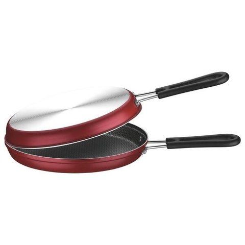 Omeleteira Alumínio Antiaderente Vermelho 24cm Tramontina