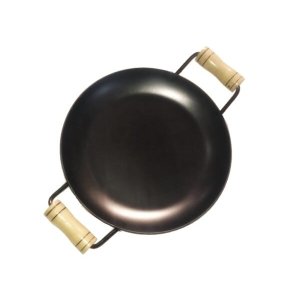 Chapa Disco Arado Chapa de Aço Alça Madeira 27cm