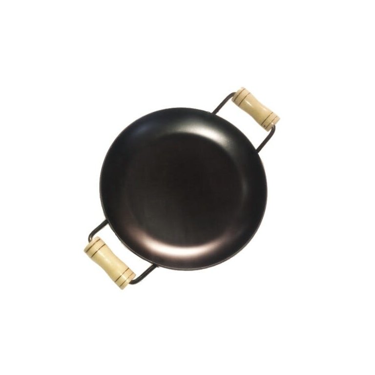 Chapa Disco Arado Chapa de Aço Alça Madeira 27cm