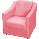 Ver imagem 3 de Kit 4 Poltronas Decorativas para Sala Recepção Consultório Manicure Cadeira Mila Suede