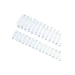 Wire-o Garra Duplo Anel 1" 1/8 para 250 fls A4 2x1 Branco 25 und