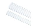 Ver imagem 1 de Wire-o Garra Duplo Anel 1" 1/8 para 250 fls A4 2x1 Branco 25 und