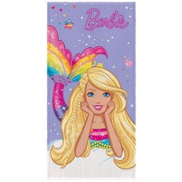 Toalha Estampada de Banho Barbie Reinos Mágicos Sortidas Lepper - 2
