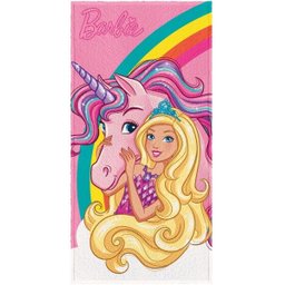 Toalha Estampada de Banho Barbie Reinos Mágicos Sortidas Lepper - 3