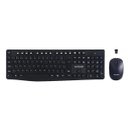Ver imagem 1 de TECLADO E MOUSE SEM FIO 2.4 GHZ USB PRETO - TC244