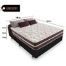 Cama Box Casal + Colchão De Molas - Comfort Prime - Classic Superlastic 138cm Preto - 5
