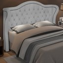 Ver imagem 2 de Cabeceira Cama Box Casal 195 Cm P05 Lisboa Bouclê Cinza - Lyam Decor
