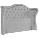 Ver imagem 1 de Cabeceira Cama Box Casal 195 Cm P05 Lisboa Bouclê Cinza - Lyam Decor