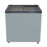 Freezer Horizontal Tampa de Vidro 200L Metalfrio Nf20S Branco 220V - 4