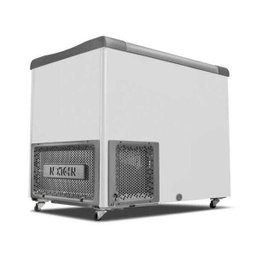 Freezer Horizontal Tampa de Vidro 200L Metalfrio Nf20S Branco 220V - 7