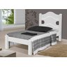 Cama Solteiro Roma - Branco - 1