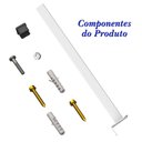 Ver imagem 4 de Suporte Refletor Fachada Banner Braço 100 Cm - Branco
