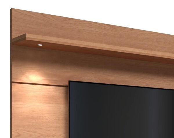 Rack com Painel Arizona I 180cm Castanho - Móveisaqui - 6