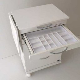 Móvel Odontológico Deki - Mesa Auxiliar com Aba Retrátil - 2