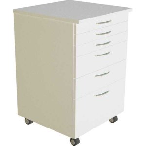 Balcão para Clínica Odontológica com 5 Gavetas (mesa Auxiliar)