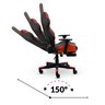 Cadeira Gamer Xt Racer Viking Series Apoio de Pés Vermelho - 7