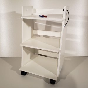 Carrinho Auxiliar Rodinhas Inclusas Centros de Beleza Médico