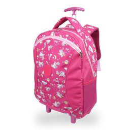 Mochila Escolar Infantil de Rodinhas Unicórnio - 1