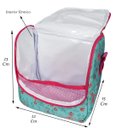 Ver imagem 6 de Kit Mochila escolar, Infantil feminina rodinhas flamingo