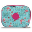 Ver imagem 7 de Kit Mochila escolar, Infantil feminina rodinhas flamingo