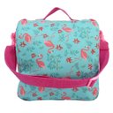 Ver imagem 5 de Kit Mochila escolar, Infantil feminina rodinhas flamingo