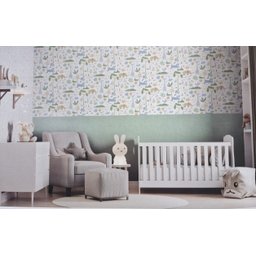 Papel de Parede Infantil Safari Azul Sonhos 4207 - 3
