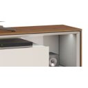 Ver imagem 2 de Rack Ópera 2.2 Off White com Freijó - Imcal Móveis