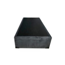 Base Cama Box Baú Solteiro Suede Cinza Serra Negra 42x88x188 - 3