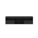 Ver imagem 6 de Rack Suspenso para Tv até 65" Multimóveis Paris Fg3326 com 2 Portas Preto