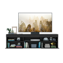 Ver imagem 5 de Rack Suspenso para Tv até 65" Multimóveis Paris Fg3326 com 2 Portas Preto