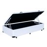 Base Cama Box Baú Solteiro Sintético Branco Serra Negra 42x88x188 - 1