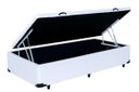 Ver imagem 1 de Base Cama Box Baú Solteiro Sintético Branco Serra Negra 42x88x188