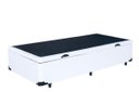 Ver imagem 2 de Base Cama Box Baú Solteiro Sintético Branco Serra Negra 42x88x188