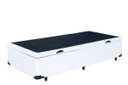 Ver imagem 4 de Cama Box Baú Solteiro Colchão Espuma D33 + Box Sintético Branco Serra Negra 62x88x188