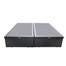Ver imagem 2 de Base Cama Box Baú Casal Bipartido Sintético Cinza Serra Negra 42x138x188