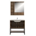 Ver imagem 2 de Conjunto para Banheiro Armani 80 Noce/Cimento