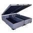 Ver imagem 1 de Base Cama Box Baú Casal Bipartido Suede Cinza Serra Negra 42x138x188