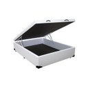 Ver imagem 1 de Base Cama Box Baú Casal Sintético Branco Serra Negra 42x138x188