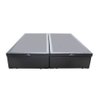 Cama Box Baú Casal Colchão Espuma D33 + Box Bipartido Sintético Cinza Serra Negra 62x138x188 - 4