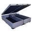 Ver imagem 2 de Cama Box Baú Casal Colchão Espuma D33 + Box Bipartido Suede Cinza Serra Negra 62x138x188